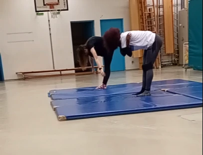 Bewegingsoefening tijdens een FENIX sessie