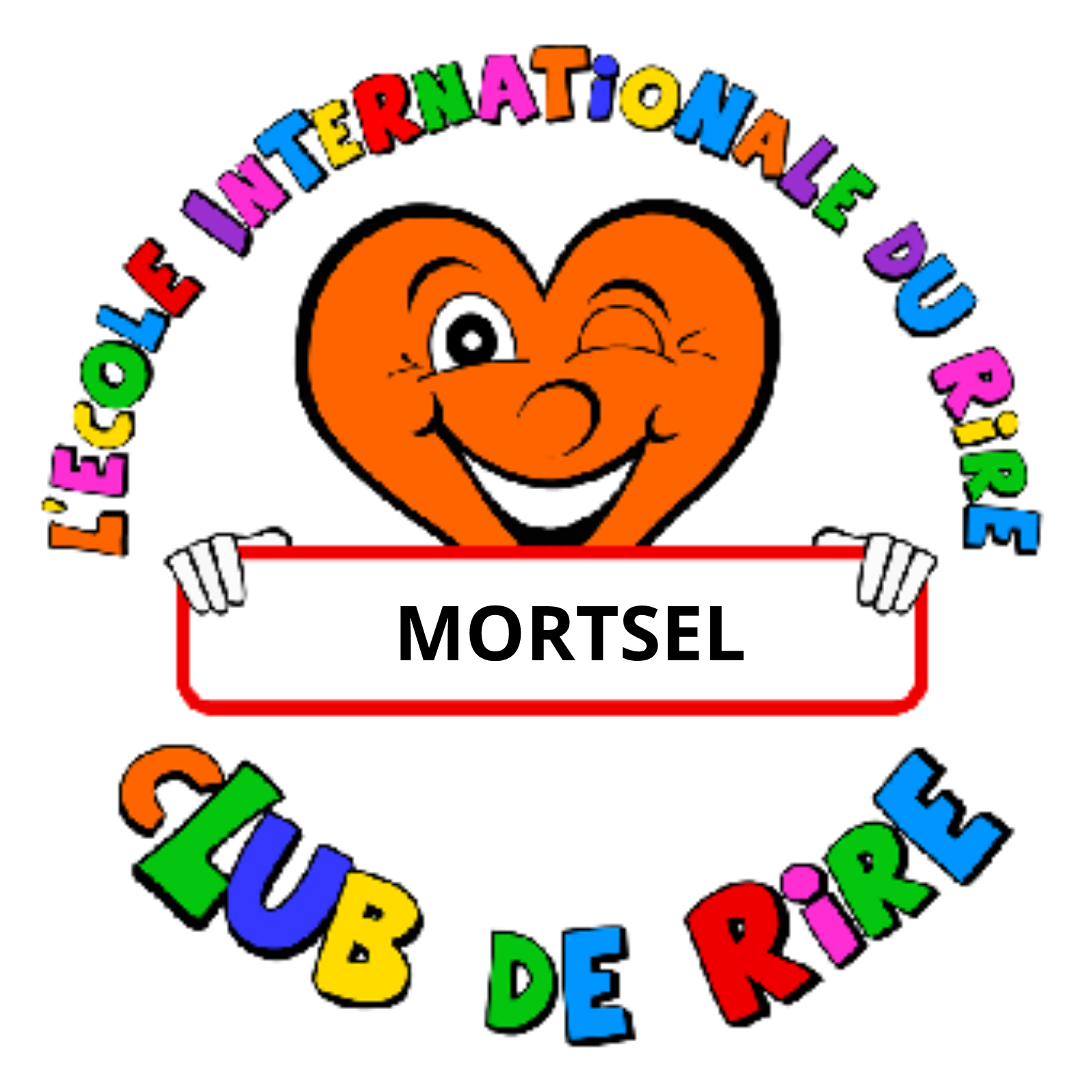Logo van de Internationale Lachclub Mortsel